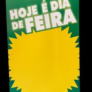 Cartaz Dia de Feira 21X30 225GR