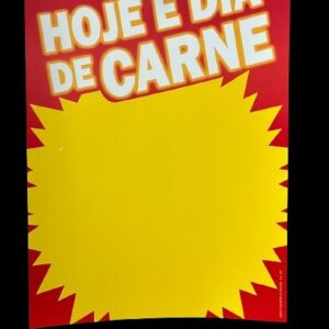 Cartaz CARNE 30X42 190GR