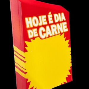 Cartaz CARNE 15X21 190GR